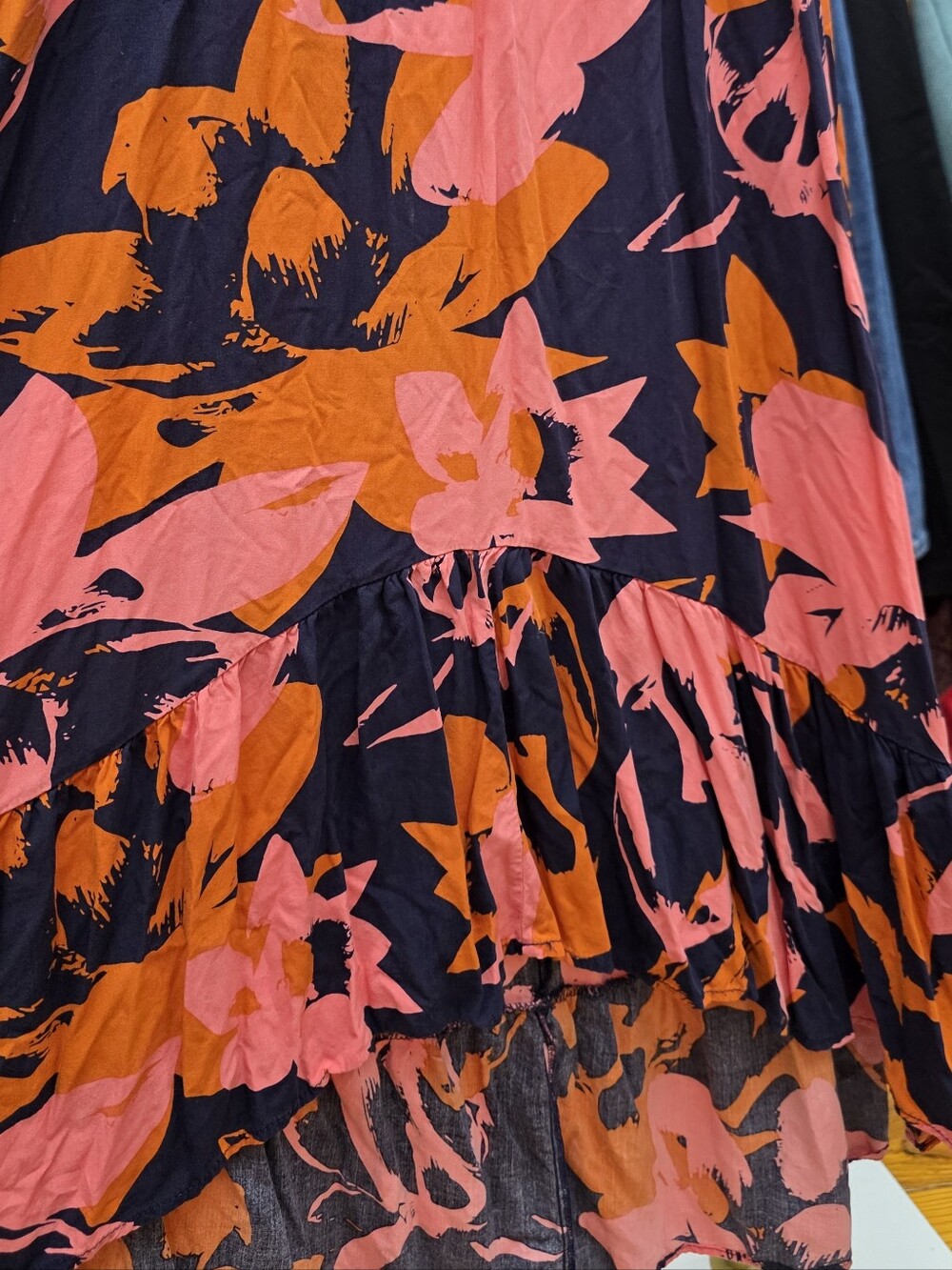 Abel The Label Floral High-Low Maxi Dress Small - Picture 8 of 10